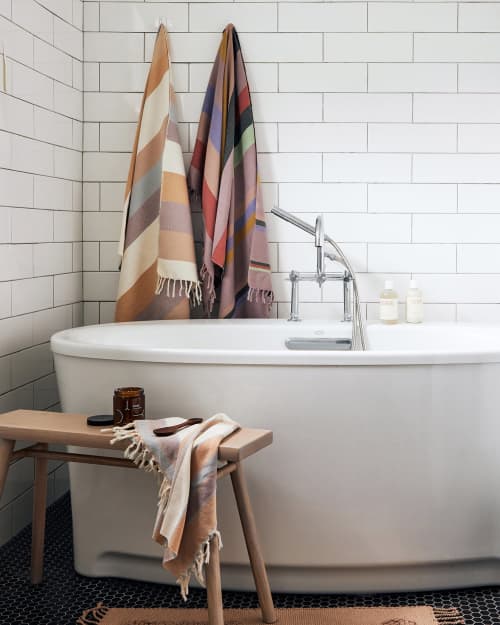 Fruit Stripe Towel Bundle | Tea Towel in Linens & Bedding by MINNA