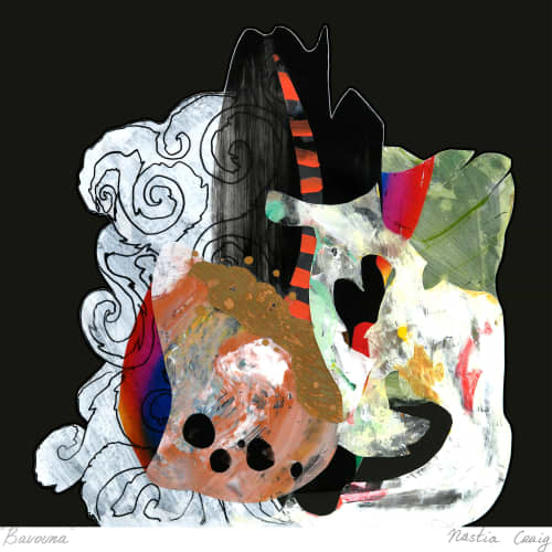 Bavovna-PRINT | Prints in Paintings by Nastia Craig. Item composed of paper