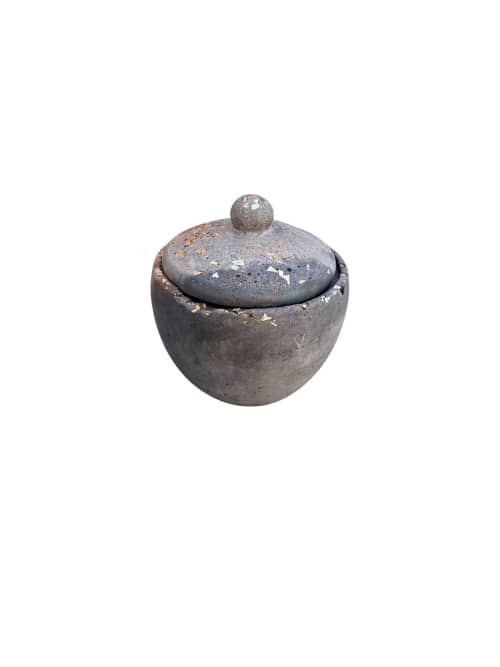 Lunar Orb Collar Jar | Vessels & Containers by RAW & UNIQ