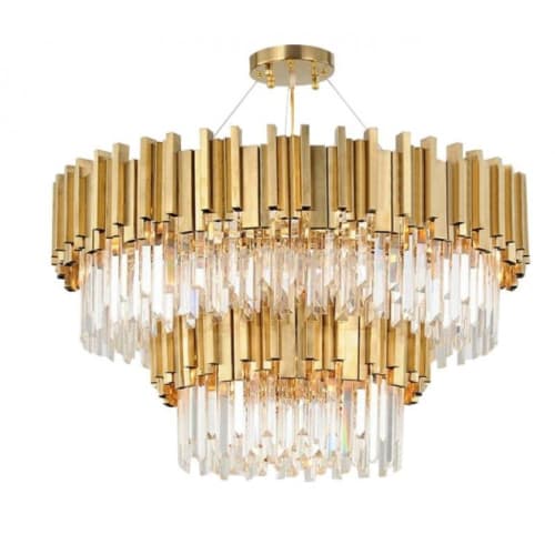 Alan Mizrahi IQ2154 Luxury Crystal Chandelier | Chandeliers by Alan Mizrahi Lighting Design