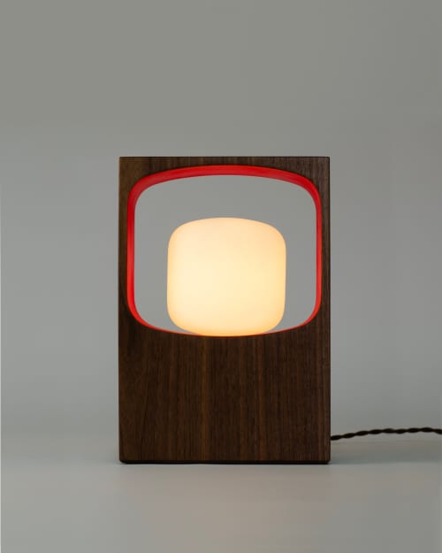 Gemma Oblo | Red Accent | Pendants by La Loupe