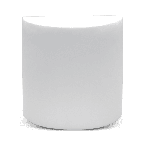 Demi Lune Occasional Table | End Table in Tables by Tina Frey. Item made of synthetic