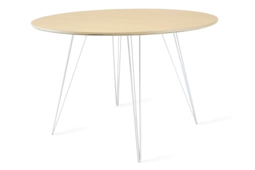 Williams Table / Maple / Round | Dining Table in Tables by Tronk Design. Item made of wood with metal