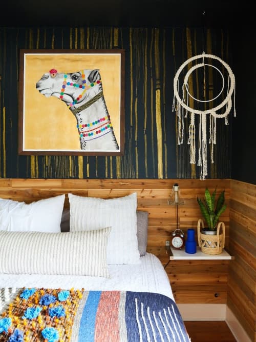 Summer Solstice Mobile | Macrame Wall Hanging in Wall Hangings by Modern Macramé by Emily Katz. Item composed of cotton and metal