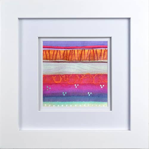 Stripes One | Oil And Acrylic Painting in Paintings by Kathy Ferguson Art