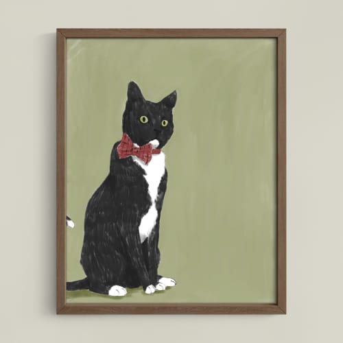 Rufio Sitting | Prints by The Ugly Cat Studio