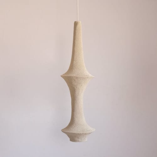 Saint III Crochet Pendant Lamp | Pendants by Hamimi
