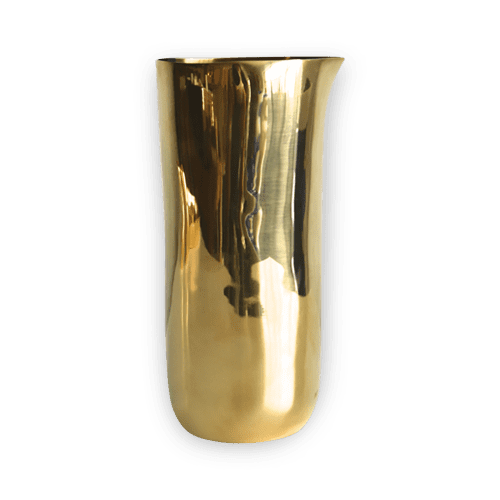 Sculpt Carafe In Brass | Vessels & Containers by Tina Frey. Item composed of brass