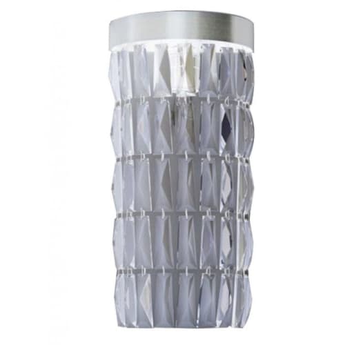 Alan Mizrahi KA1930 Smoke Crystal Maxi Crescent | Sconces by Alan Mizrahi Lighting Design