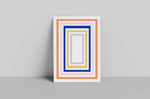 Illusion 2 Art Print | Prints by Britny Lizet. Item composed of paper in boho or contemporary style