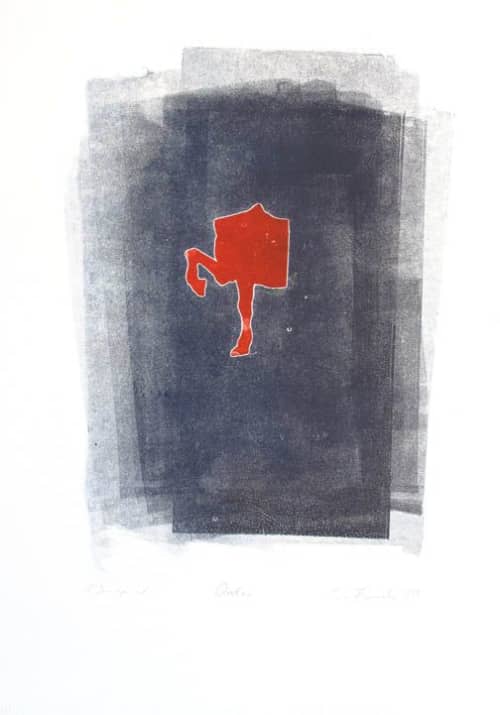 Horse in Red | Prints in Paintings by Eric Farache Artist