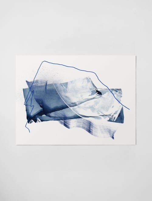 "Fools By The Pool" Art Print | Prints in Paintings by Kim Knoll Art. Item composed of paper