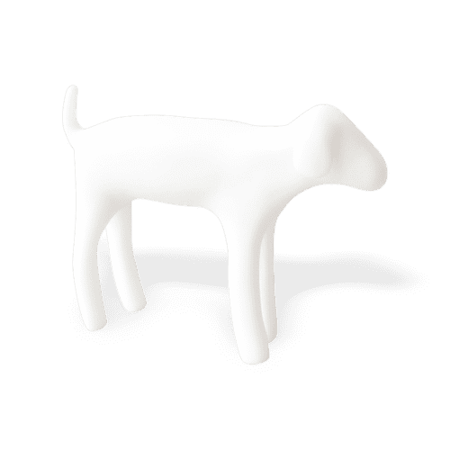 4Legged Friend Le Chien Sculpture | Ornament in Decorative Objects by Tina Frey. Item made of synthetic