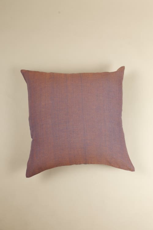 Orange Dusk Handwoven Pillow | Pillows by Ninéh