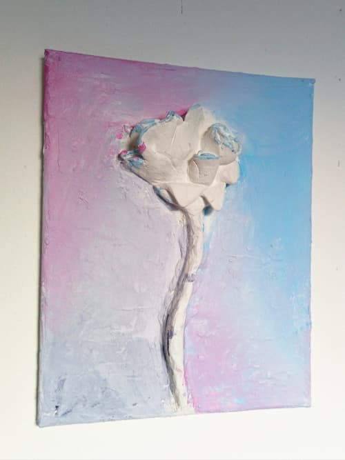 Untitled #02 - Blumen Wandskulptur | Wall Sculpture in Wall Hangings by Reyku