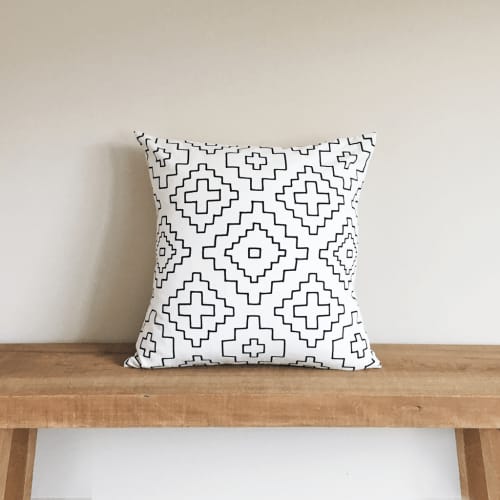 Weave | Organic Cotton Pillow | Pillows by Little Korboose. Item made of cotton
