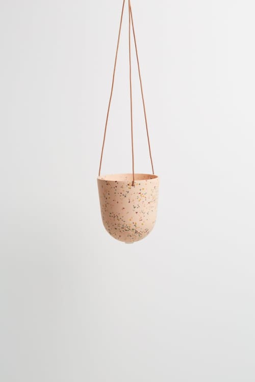 Terrazzo Hanging Planter | Vases & Vessels by Capra Designs