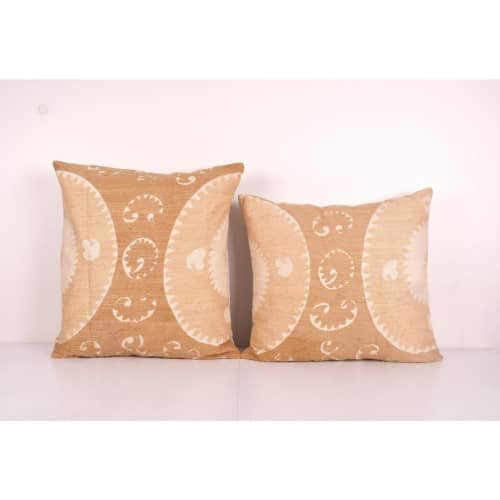 Vintage Suzani Pillow Fashioned from a Mid-20th Century Sama | Cushion in Pillows by Vintage Pillows Store