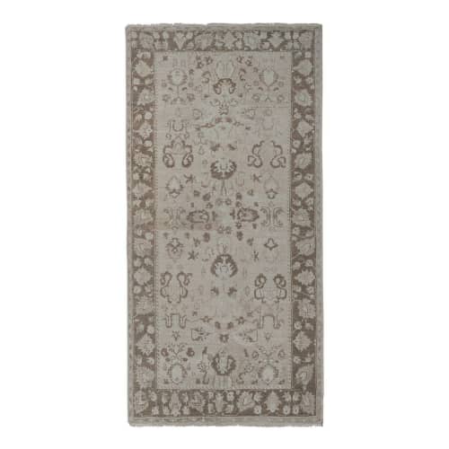 Tribal Mid-20th Century Handmade Turkish Anatolian Accent | Runner Rug in Rugs by Vintage Pillows Store. Item composed of wool and fiber