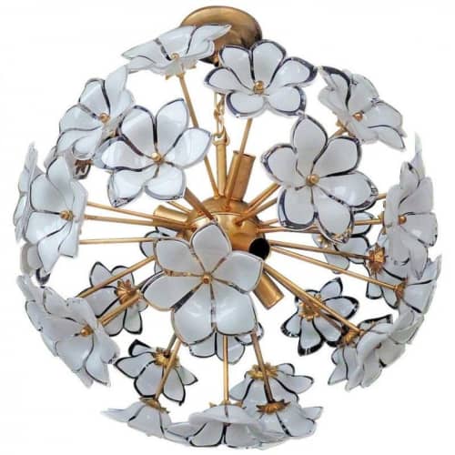 Alan Mizrahi IQ2062 Venini Bouquet of Flower | Chandeliers by Alan Mizrahi Lighting Design