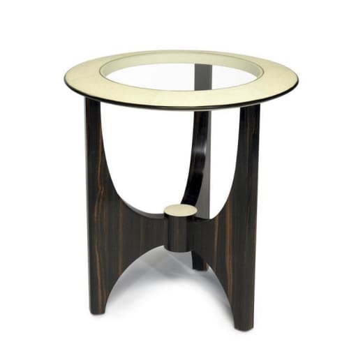ZEUS End Table | Tables by Oggetti Designs. Item made of wood with glass