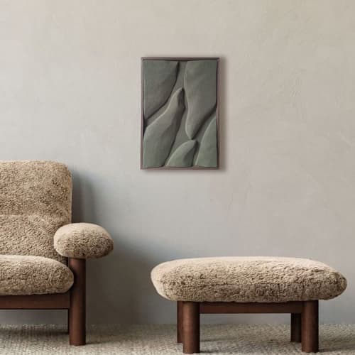 Textured Plaster Wall Sculpture - Modern 3D Art Inspired by Nature - Unique Housewarming Gift | Wall Hangings by Vaiva Art Atelier