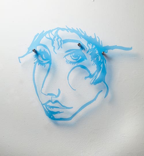 Pierrot | Wall Sculpture in Wall Hangings by Eric Farache Artist