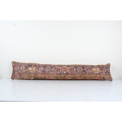 Organic Wool Outdoor Turkish Carpet Pillow Covers, Faded Blu | Cushion in Pillows by Vintage Pillows Store