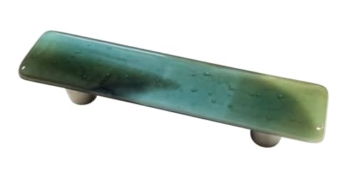 Ocean 3" CC Pull | Hardware by Windborne Studios. Item composed of glass