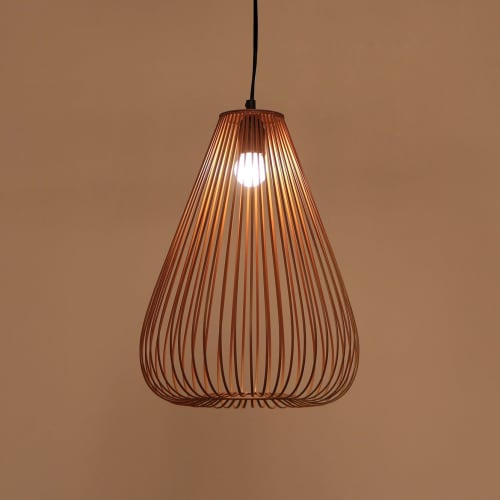 Zura Eye Drop Hanging Lamp | Pendants by Home Blitz. Item made of metal