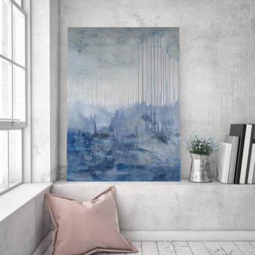 Glory Box | Oil And Acrylic Painting in Paintings by Brazen Edwards Artist. Item composed of wood & synthetic