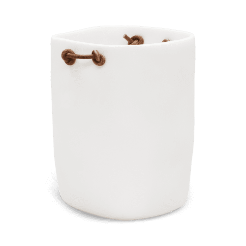 Cuadrado Wastebasket | Vase in Vases & Vessels by Tina Frey. Item composed of ceramic