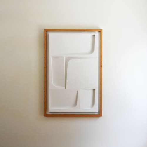 No. 40 Plaster Wall Relief | Wall Sculpture in Wall Hangings by Joseph A