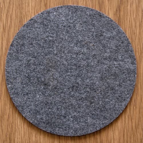 Modern geometric wood and felt serving mat. 1 pc. | Serving Tray in Serveware by DecoMundo Home. Item composed of oak wood in minimalism or country & farmhouse style