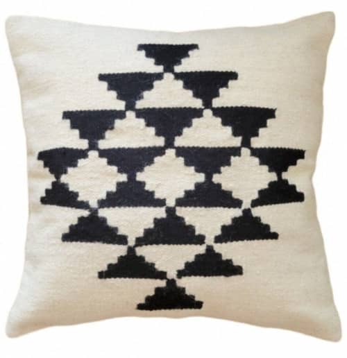 Mira Handwoven Decorative Throw Pillow Cover | Cushion in Pillows by Mumo Toronto. Item made of cotton