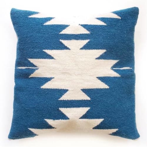 Ora Handwoven Wool Decorative Throw Pillow Cover | Cushion in Pillows by Mumo Toronto. Item made of cotton