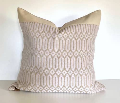 Moroccan Sand 22 x 22 Pillow | Pillows by OTTOMN. Item made of cotton