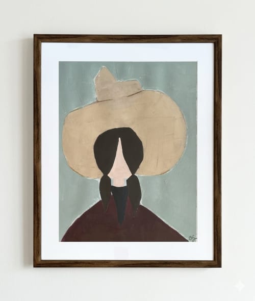 The Quiet Cowgirl | Paintings by carrie song