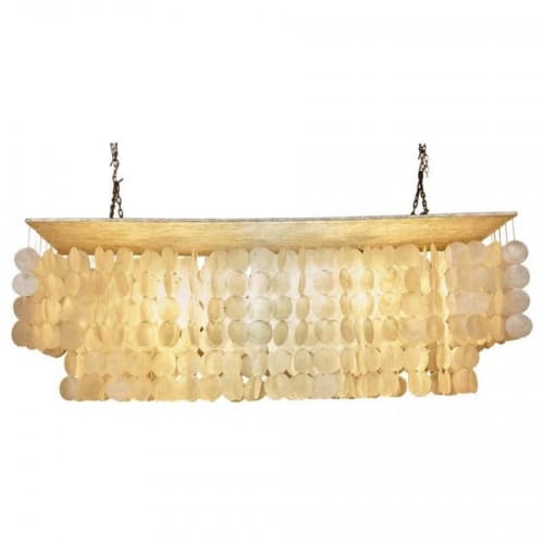 Alan Mizrahi MV3028 Style Capiz | Chandeliers by Alan Mizrahi Lighting Design