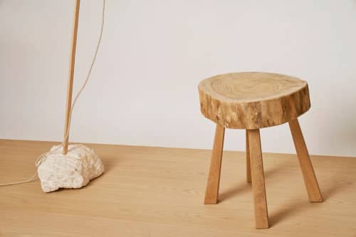 Coffee Table Stool | Chairs by VANDENHEEDE FURNITURE-ART-DESIGN. Item made of wood compatible with boho and contemporary style