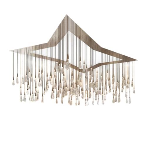 Alan Mizrahi AK4002X "The Pour" Skinny X | Chandeliers by Alan Mizrahi Lighting Design