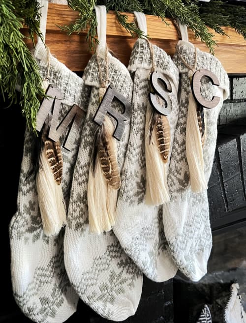 Monogram Boho Tassel | Tapestry in Wall Hangings by Timber and Torch