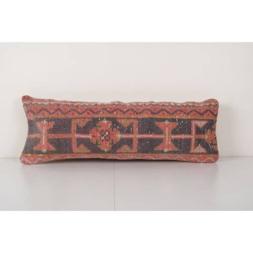 Anatolian Bedding Rug Pillow, Ethnic Vintage Handmade Lumbar | Cushion in Pillows by Vintage Pillows Store