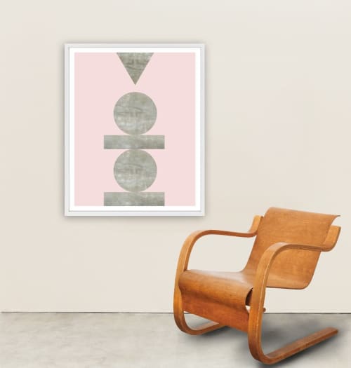 Minimalist Geometric Art, Abstract Scandinavian Design | Prints by Capricorn Press. Item composed of paper compatible with boho and minimalism style