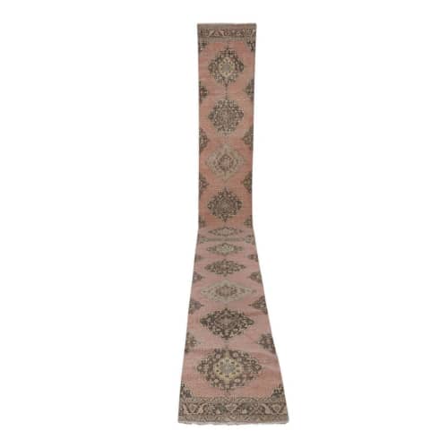Vintage Extra Long Stair Carpet - Wool Stair Carpet | Runner Rug in Rugs by Vintage Pillows Store. Item made of wool & fiber