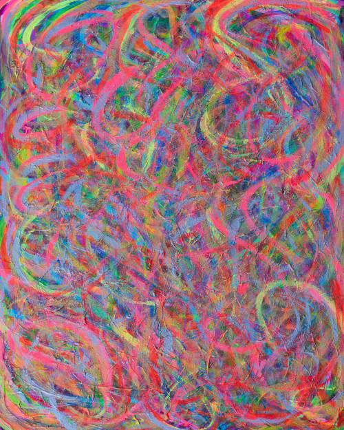 Feminine Energy | Oil And Acrylic Painting in Paintings by Brianne Valentino