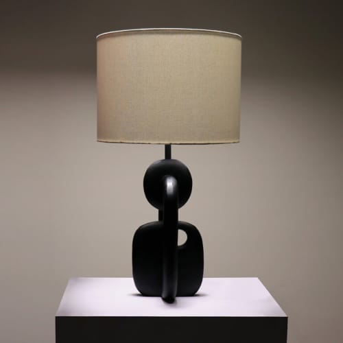 Novum Table Lamp | Lamps by Home Blitz. Item composed of cotton and metal