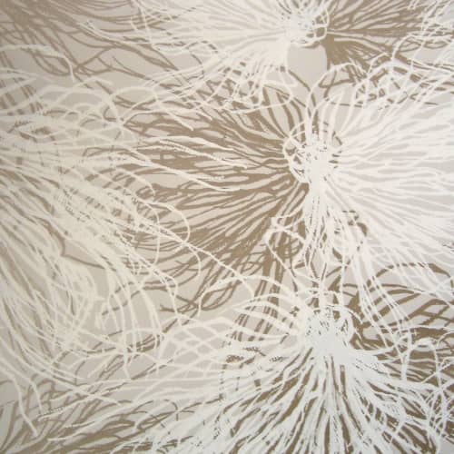 Anemone | Goldspun | Wallpaper in Wall Treatments by Jill Malek Wallpaper. Item composed of paper