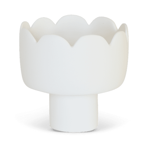 Fleur Small Footed Bowl | Decorative Bowl in Decorative Objects by Tina Frey. Item made of synthetic