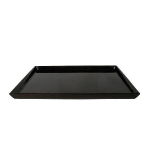 DARK BRONZE LEAF (Serving Tray) | Serveware by Oggetti Designs. Item composed of bronze